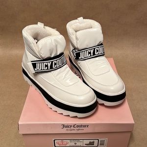 Juicy Couture Veronica Ankle white  Snowboots size 9 new